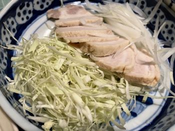 ★茹で豚のからし醤油