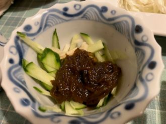 ★モズクきゅうり酢