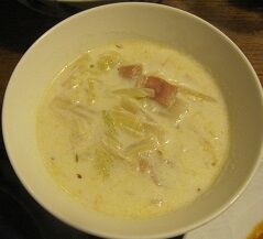 ☆白菜とベーコンのクリームスープ
