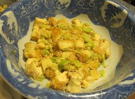 ☆厚揚げのメンタイ炒め