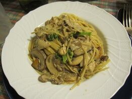 クリームパスタ