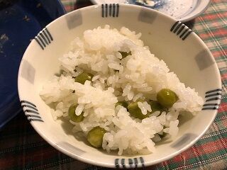 ★豆ごはん