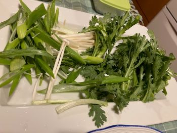 追加の野菜