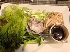 ★鶏の胸酒蒸しと味噌