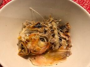 ★骨づゆの残骸