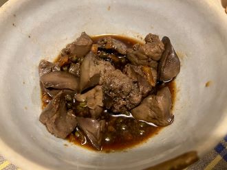 ★鶏肝の甘辛煮