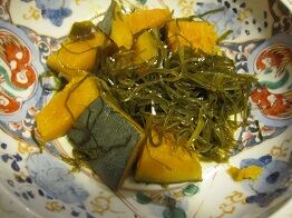 ★南瓜とキリコンブ