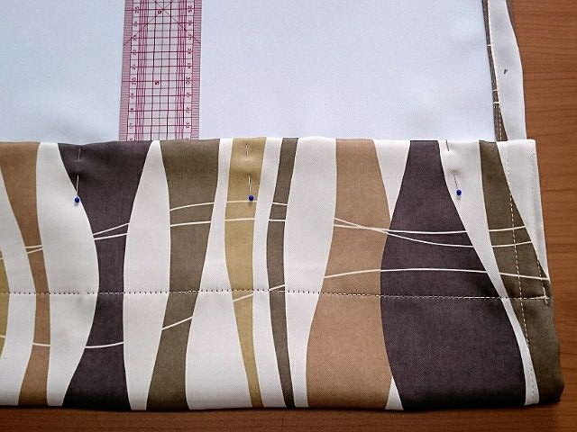 カーテンの裾上げ Sayuri Ha 雑多なハンドメイド記録