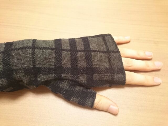 日焼け対策にロング手袋を作りました Sayuri Ha 雑多なハンドメイド記録