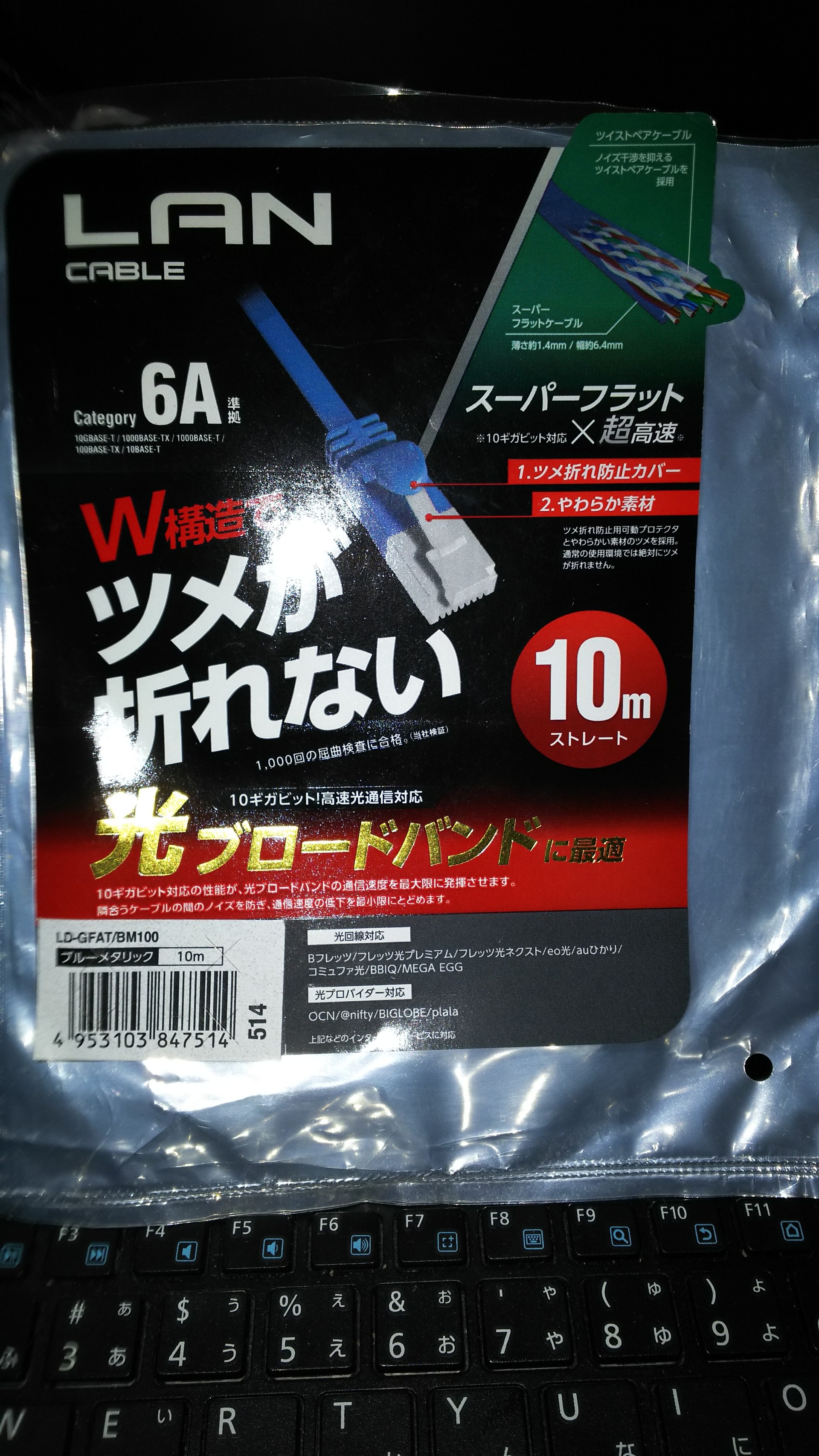 今現在一般家庭の光回線にカテゴリ7以上のlanケーブルは要らないっていうお話 シュタインズ ゲートを求めて