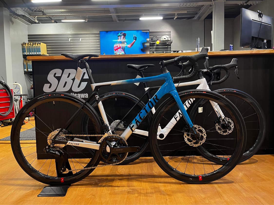 FACTOR O2 2nd Gen 105 Di2完成車で数量限定販売しまっす FACTOR O2 2nd Gen 105 Di2完成車で数量限定販売しまっす
