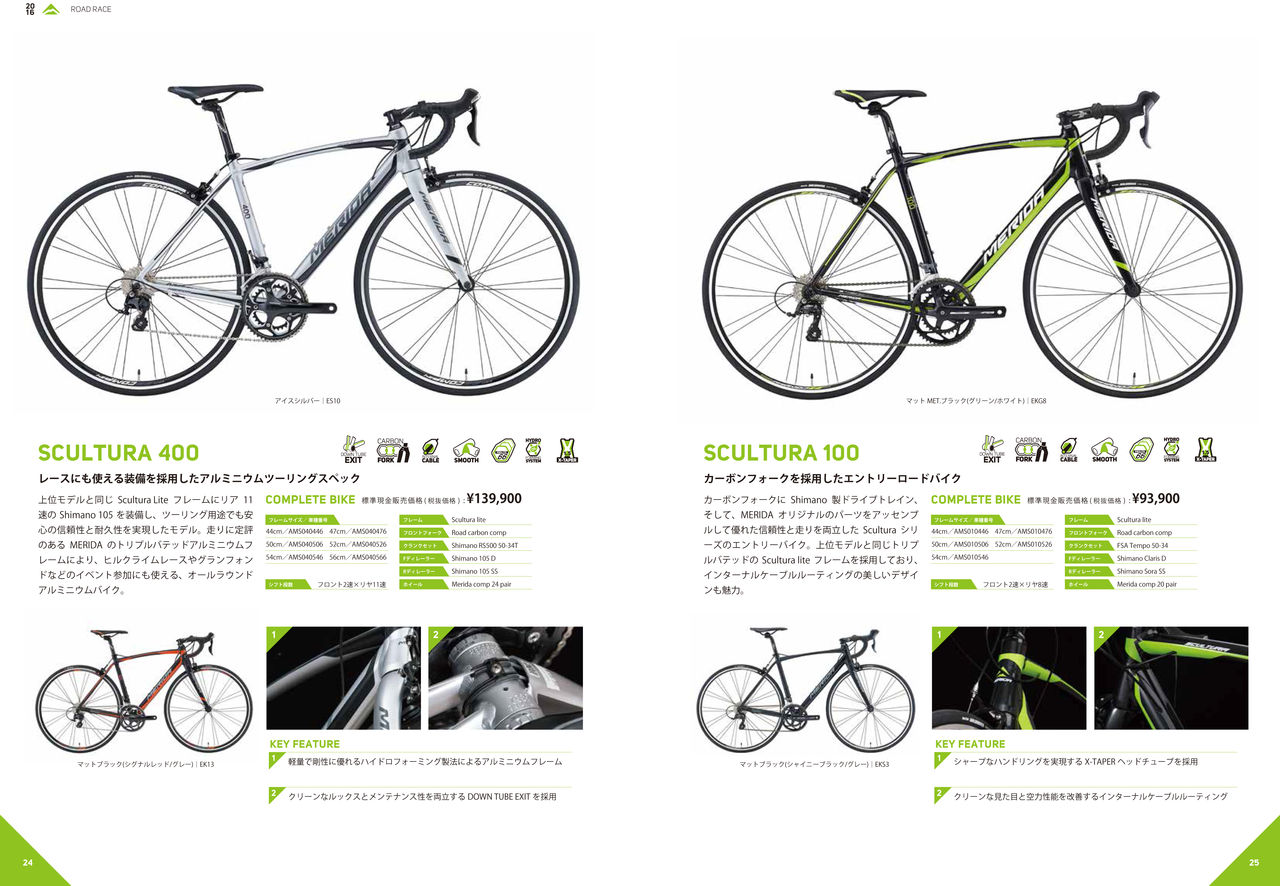 MERIDA2016年フルラインナップ!SCULTURA 2016年モデル : SBC MERIDA2016年フルラインナップ!SCULTURA 2016年モデル : SBC
