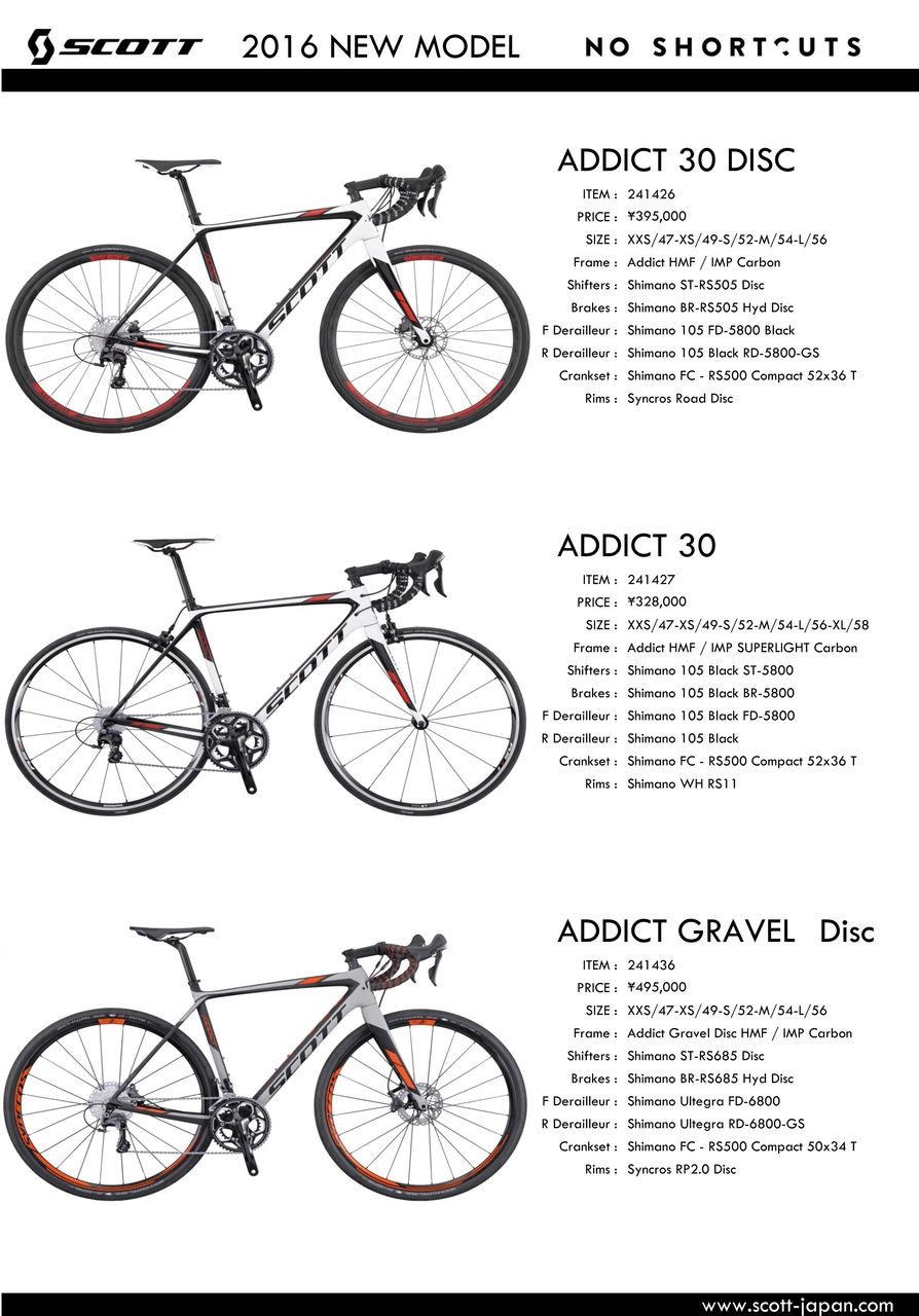 正式ラインナップ発表!SCOTT 2016年モデルフルラインナップ 正式ラインナップ発表!SCOTT 2016年モデルフルラインナップ