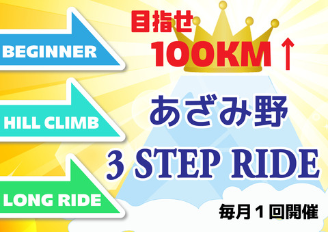 あざみ野3STEPロゴ
