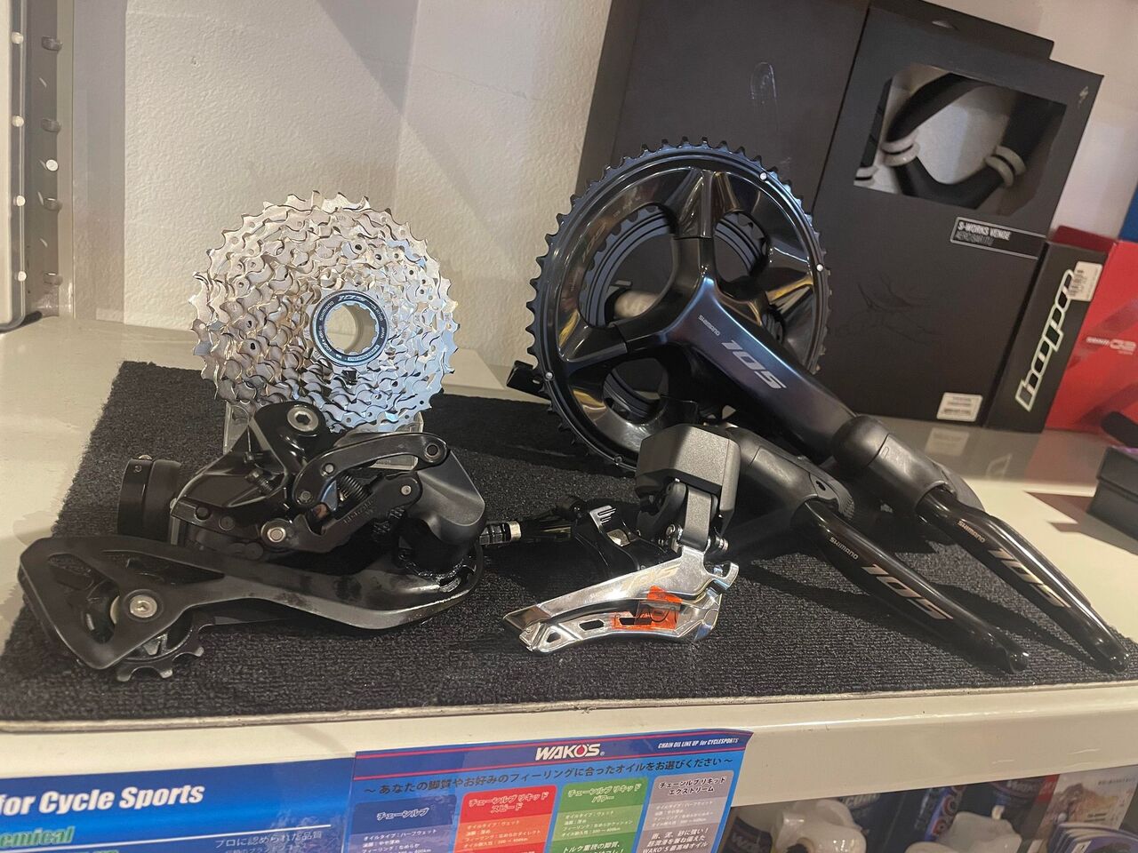 Shimano 105di2 レバー、ディレイラー、スプロケセット Shimano 105di2 レバー、ディレイラー、スプロケセット Shimano 105di2