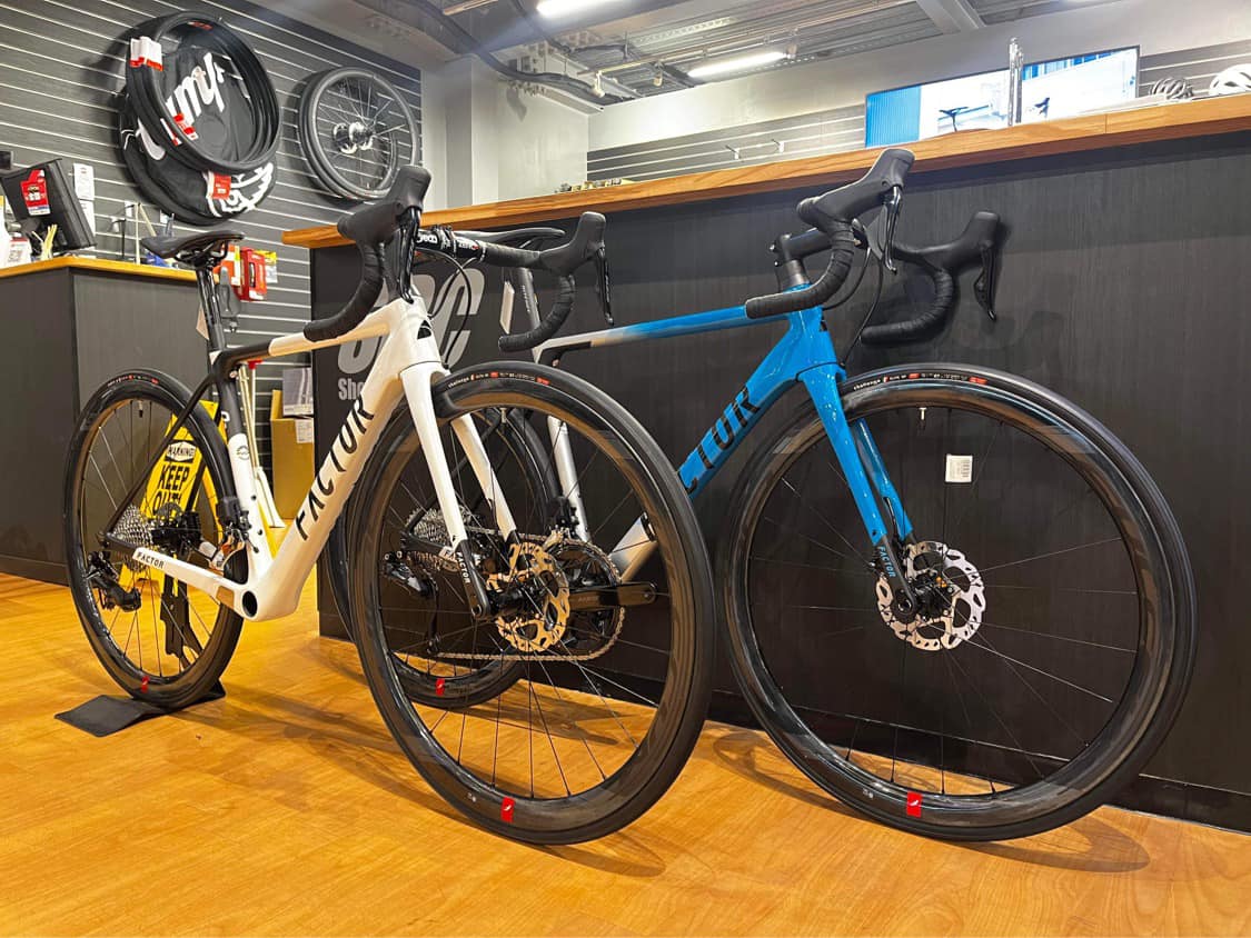 FACTOR O2 2nd Gen 105 Di2完成車で数量限定販売しまっす FACTOR O2 2nd Gen 105 Di2完成車で数量限定販売しまっす