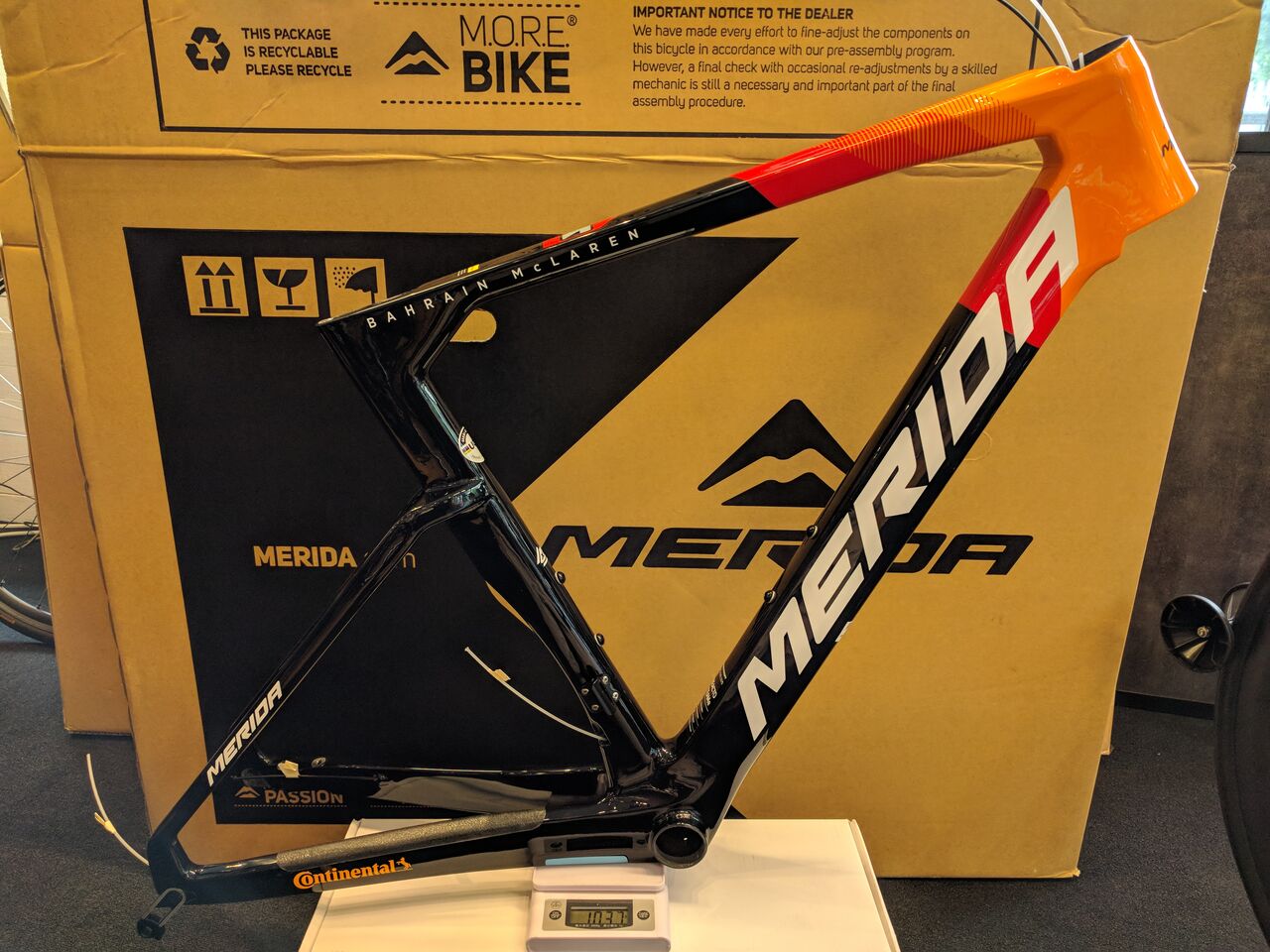 2021年MERIDA REACTO TEAMのフレーム組み依頼お受けしました 2021年MERIDA REACTO TEAMのフレーム組み依頼お受けしました