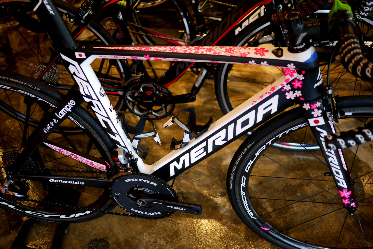 日本に1台！新城カラーのMERIDA REACTO展示中です : SBC 新着情報