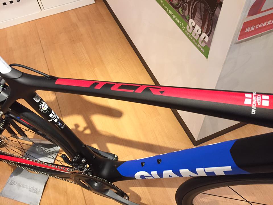 GIANT 2017年モデル”TCR ADVANCED PRO TEAM”が入荷してきました GIANT 2017年モデル”TCR ADVANCED PRO TEAM”が入荷してきました