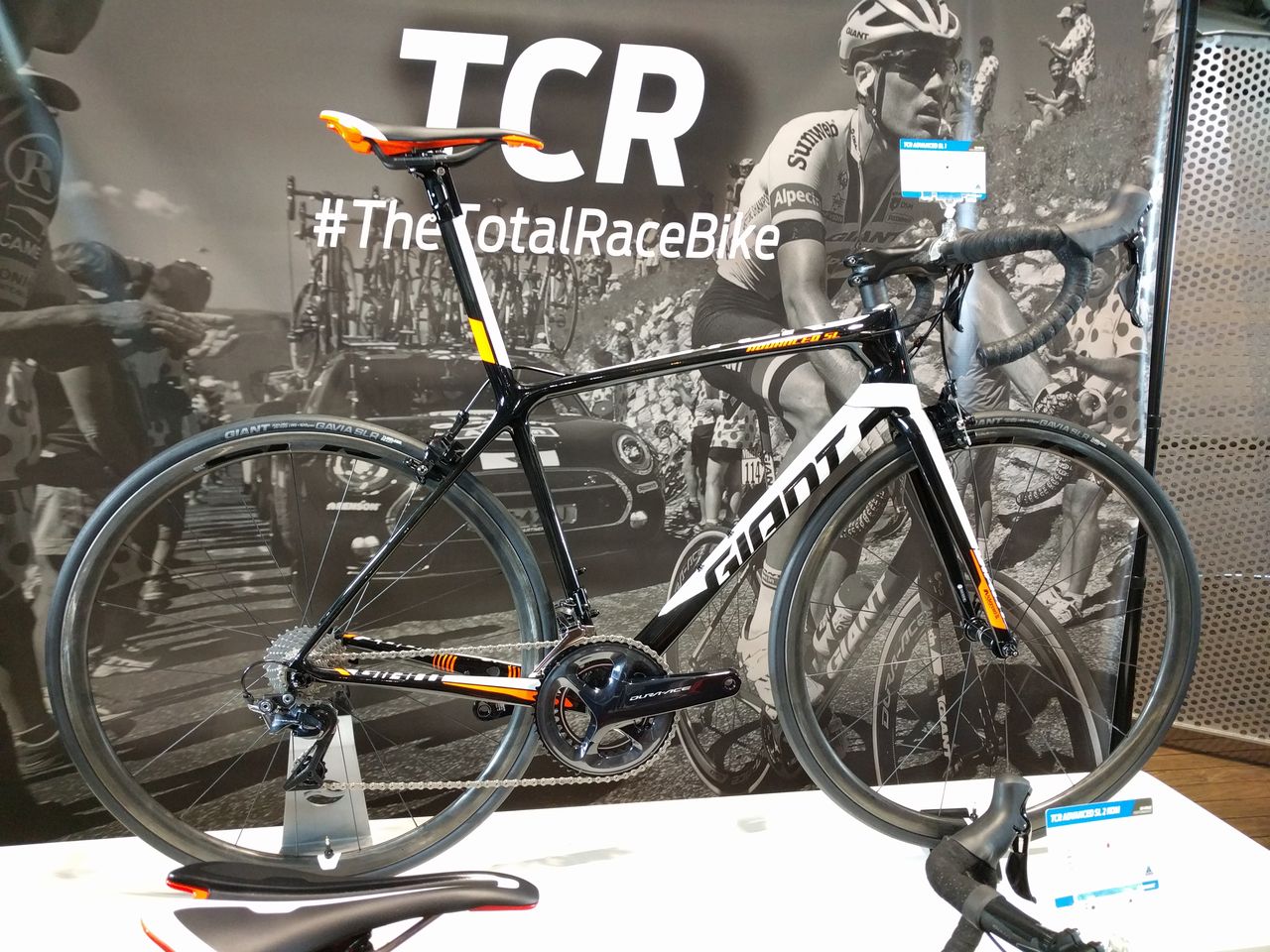 整備済GIANT TCR ADVANCED 2 2017年モデル sサイズ 美品 ジャイアント