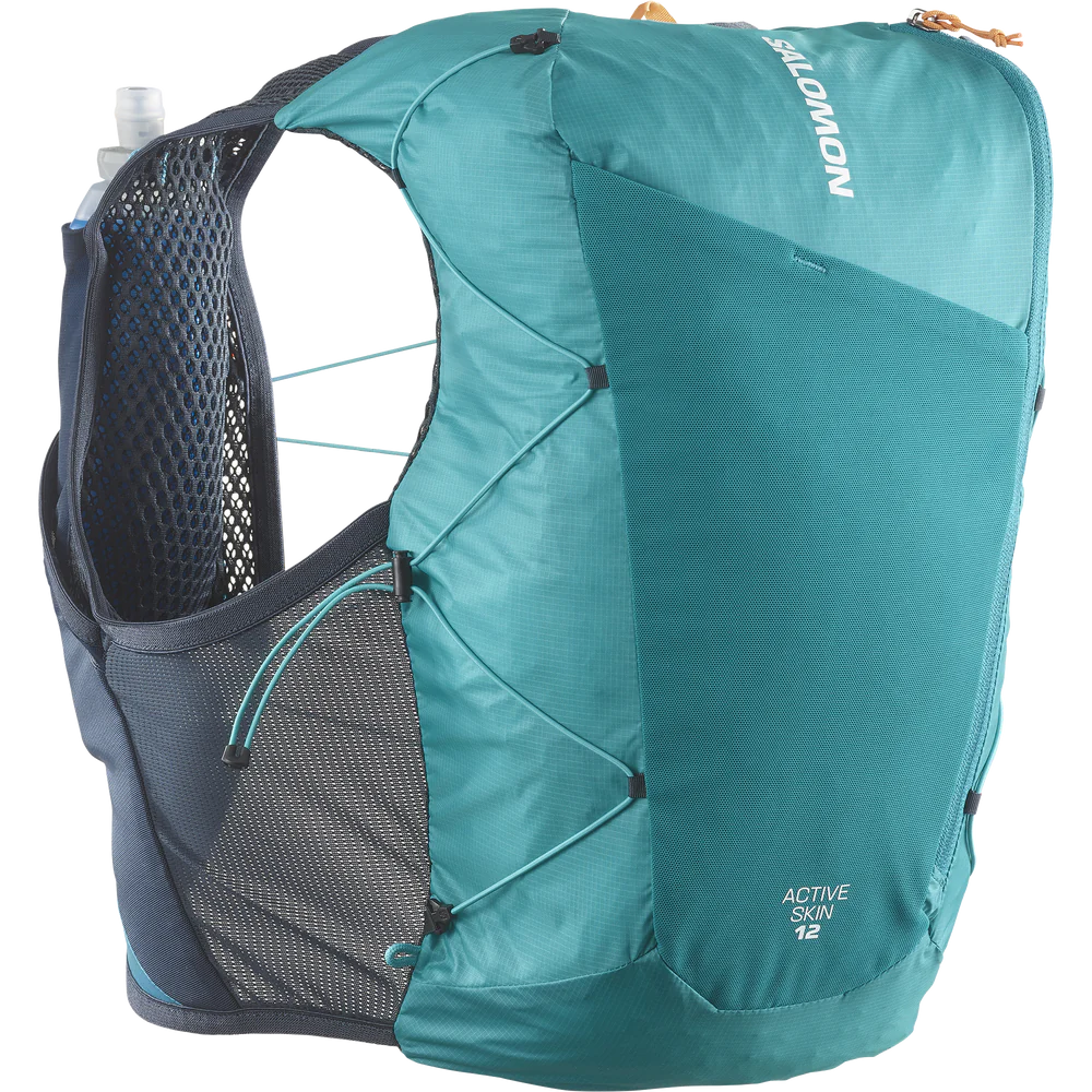 【1回使用】SALOMON ACTIVE SKIN 12 XS Backpack Salomon ACTIVE SKIN 12 Women SET - Top4Running.com
