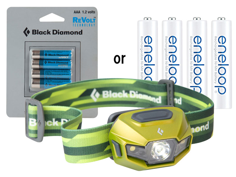 Black Diamond ReVolt ヘッドランプ BlackDiamond(ブラックダイヤモンド) REVOLT(リボルト) ※使える機能多数でも直感操作 ※ニッケル水素充電池付属 ※700円値下がり  ※廃番 - グッぼる クライミング通販とジムとカフェ