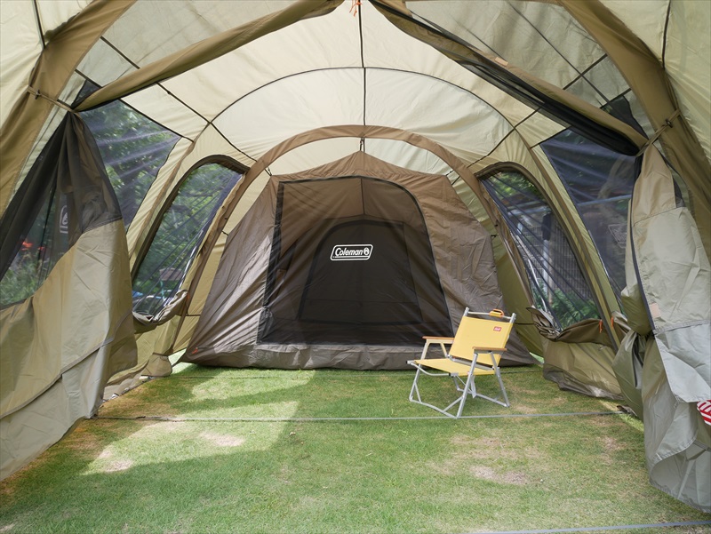 Coleman トンネル2ルームハウス LDX オリーブ トンネル2ルームハウス/LDX スタートパッケージ(オリーブ/サンド