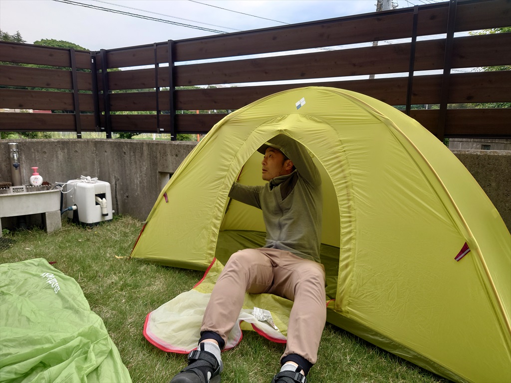 モンベル u.l.ドームシェルター1（現行同型・値上げ前品）・全込780g程度 レビュー】モンベル U.L.ドームシェルター1（2018ver