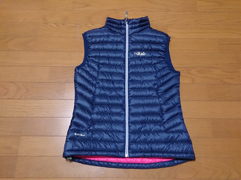 レビュー】Rab Microlight Vest(マイクロライト ベスト)W's レビュー】Rab Microlight Vest(マイクロライト ベスト)W's