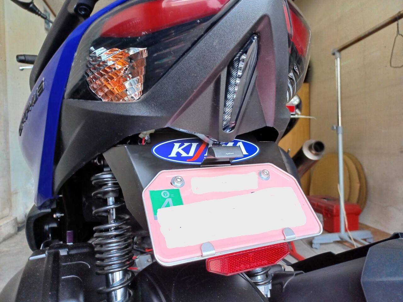 シグナスグリファス～キジマフェンダーレスキット装着～ : KeNのblog