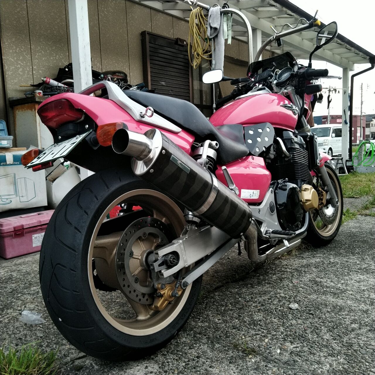 ☆HONDA X-4 SC38型SP忠男製スーパーコンバットマフラー☆レア ☆HONDA X-4 SC38型SP忠男製スーパーコンバットマフラー☆レア