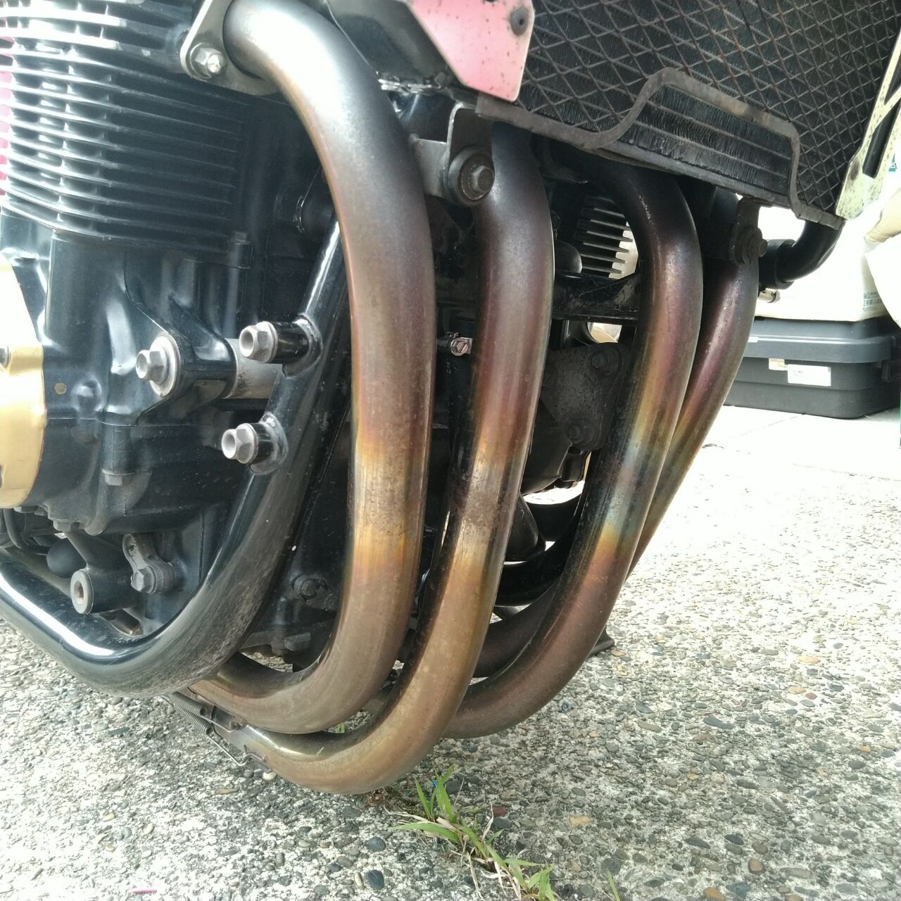 検R2/11/14迄 ホンダ HONDA X4 スーパーコンバット マフラー グリップヒーター ビキニカウル OVERシート ETC タイヤバリ溝検R2/11/14迄 ホンダ HONDA X4 スーパーコンバット マフラー グリップヒーター ビキニカウル OVERシート ETC タイヤバリ溝 ホンダX4にSP忠男スーパーコンバットピュアスポーツ装着 : フェリ