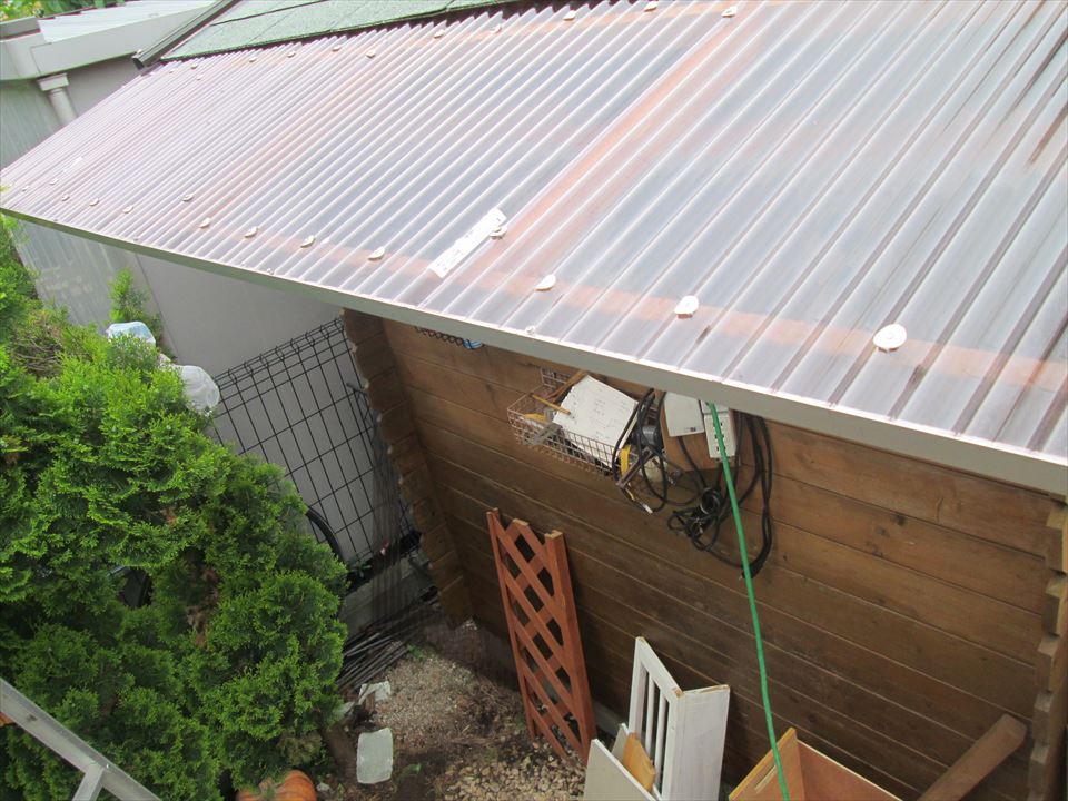 Diy備忘録5 作業小屋雨よけ 本日 快晴 On マメぞー Diy備忘録5 作業小屋雨よけ 本日 快晴 On マメぞー