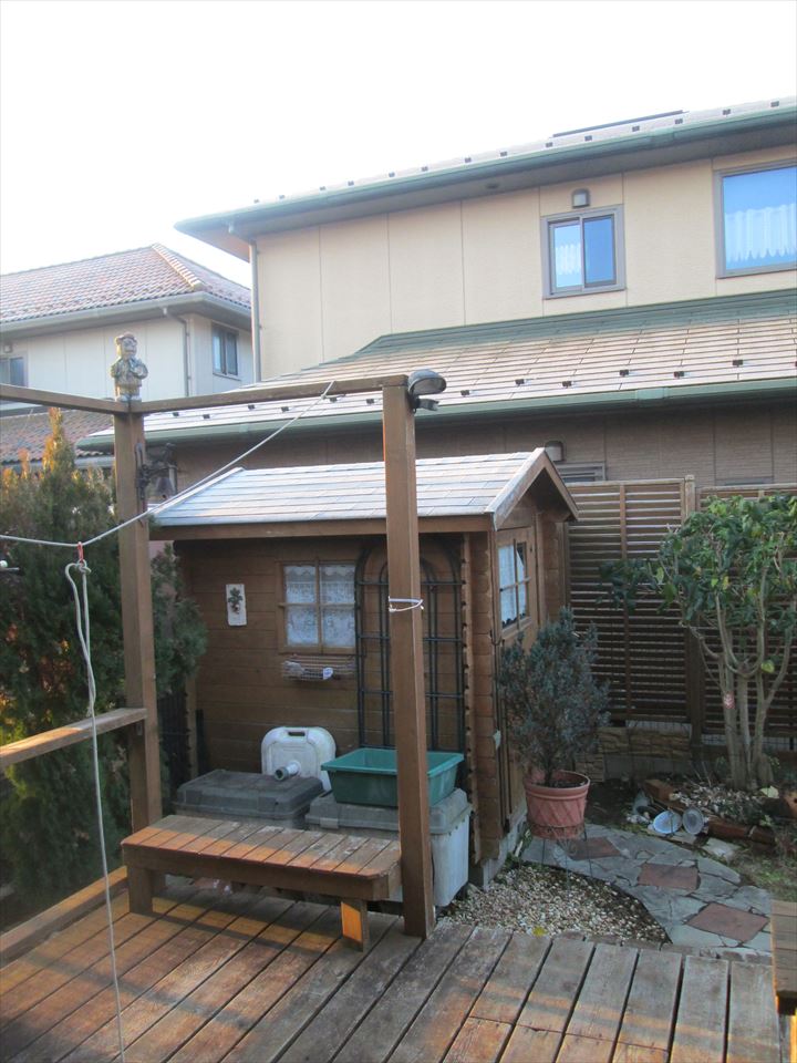 Diy備忘録３ 作業小屋の屋根 側面 本日 快晴 On マメぞー