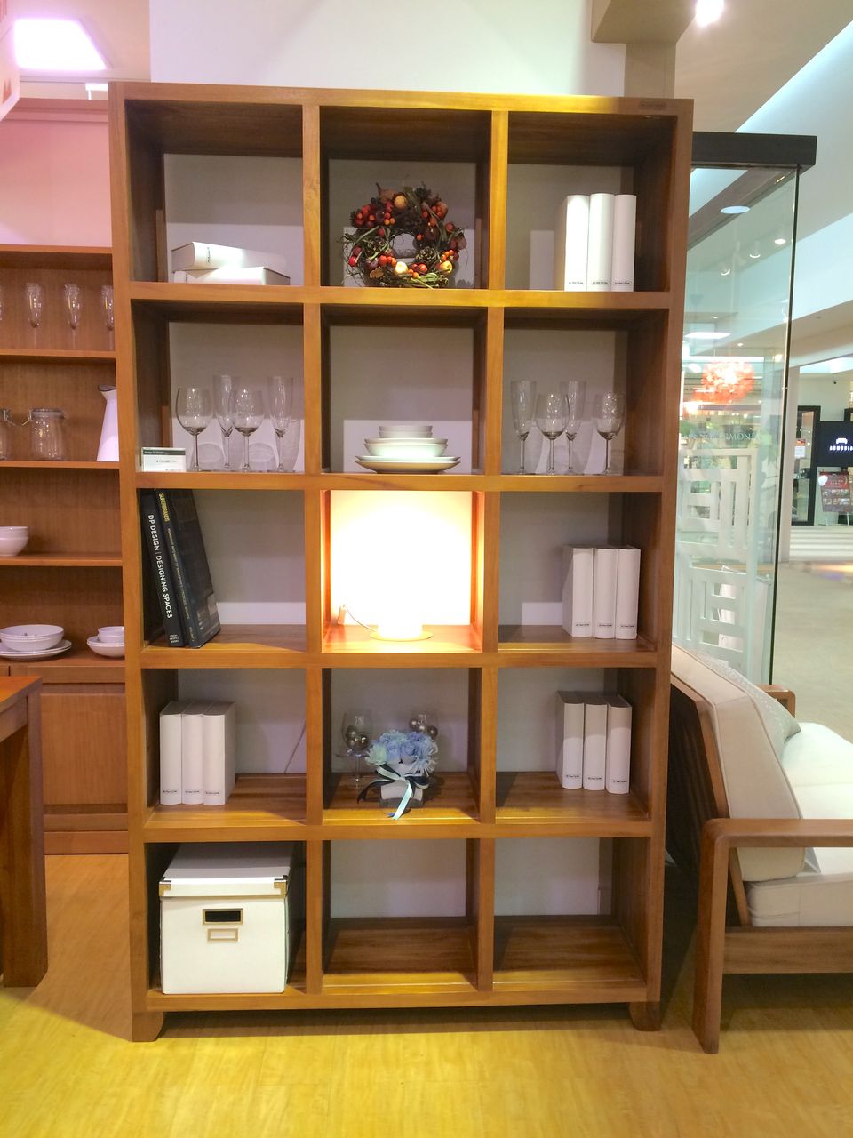 スキャンティーク/SCANTEAK ステラン チーク材 3×2 シェルフ ラック スキャンティーク/SCANTEAK ステラン チーク材 3×2 シェルフ