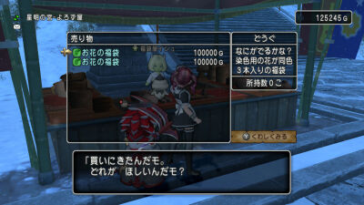 お正月イベント 福袋屋で お花の福袋 を購入 ひづきのもっさりドラクエ10ブログ