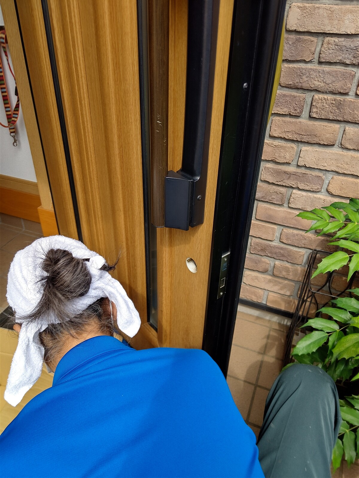 Tostem玄関ドア 部品交換 シリンダー 箱錠 サムターン等 シーン ホーム ファクトリー リフォーム日記 0