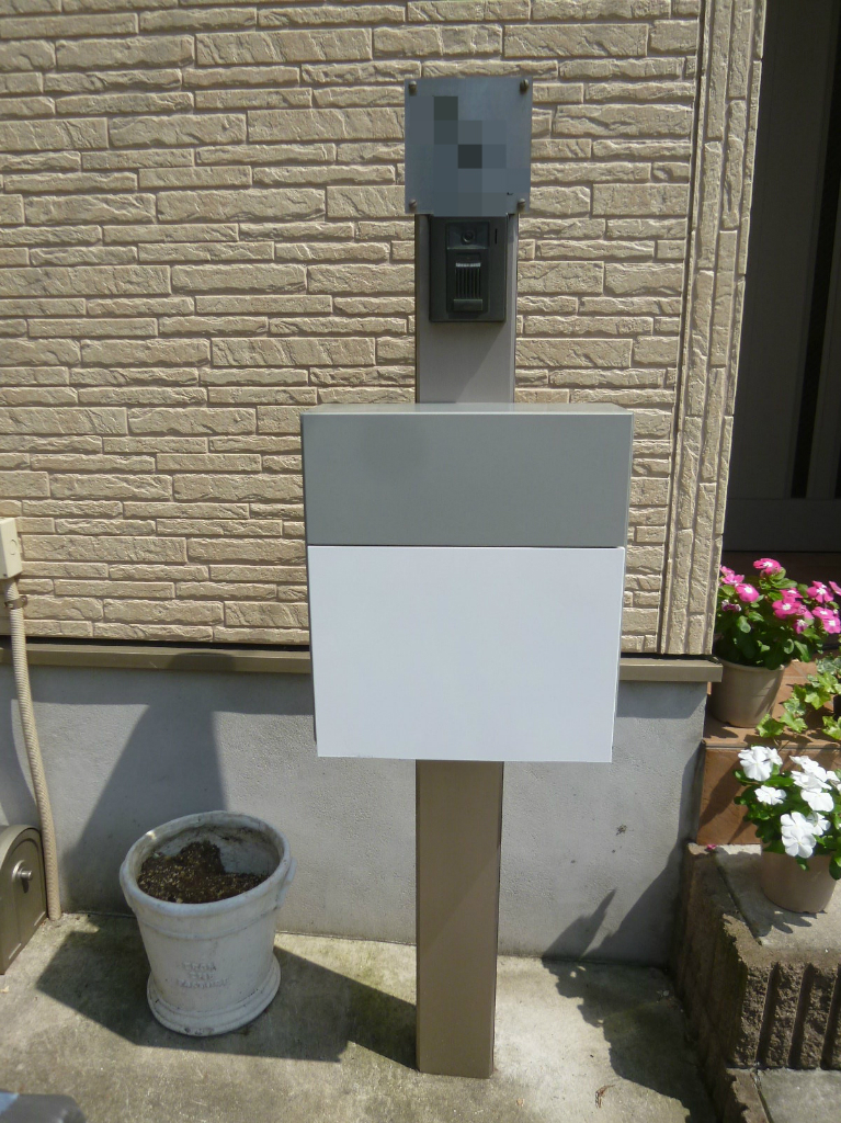 ポスト交換 アメリカンポスト 横型ポストへ シーン ホーム ファクトリー リフォーム日記 0