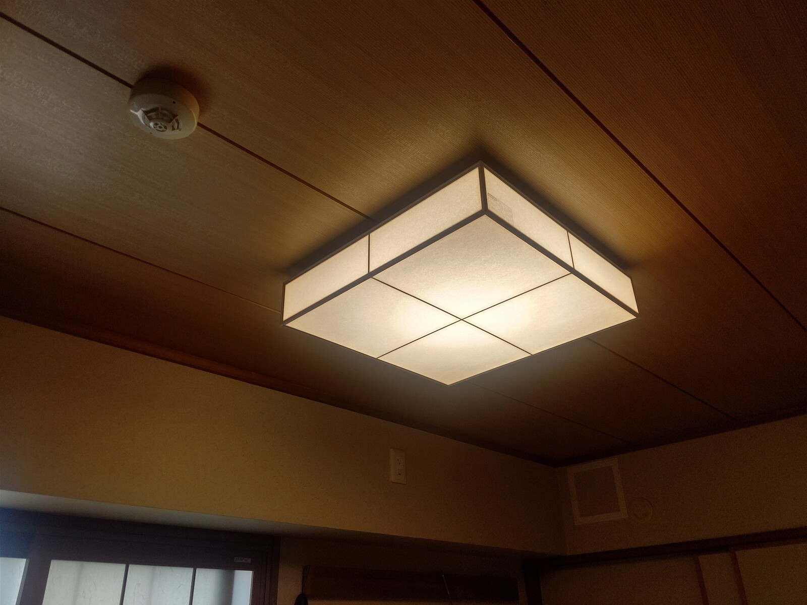 和室照明交換 調光 調色機能付きled一体型 シーン ホーム ファクトリー リフォーム日記 0