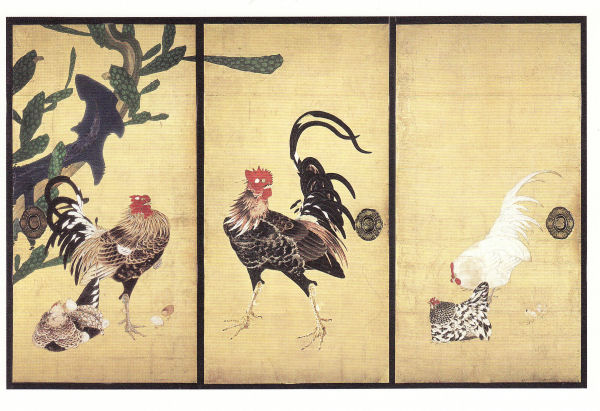 辻　画家　(鹿児島大学) の絵　二羽のニワトリ 辻 画家 (鹿児島大学) の絵 二羽のニワトリ - メルカリ