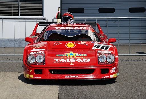 EBBRO エブロレッドライン　Ferrari　F40 RED LINE MODELS EBBRO FERRARI F40 NO 34 TAISAN STAR CARD