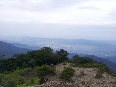 大倉尾根　花立展望