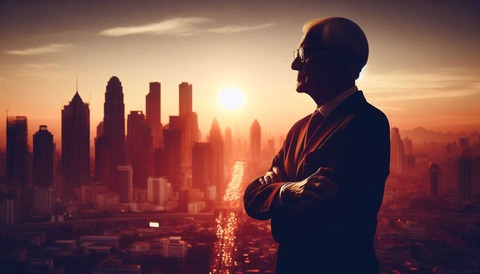 ウォーレン・バフェットっぽい画像