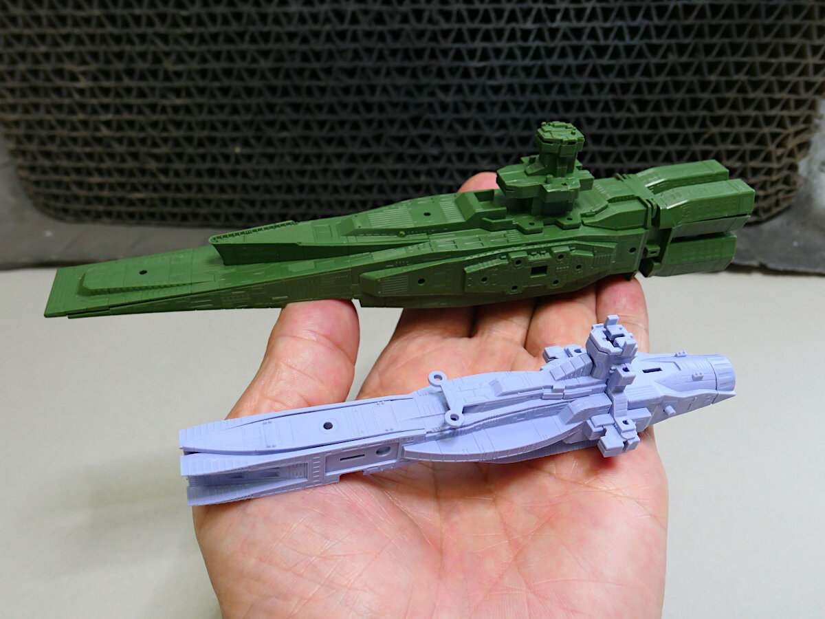 EXサラミス＆マゼラン 製作1 : 電飾模型工房