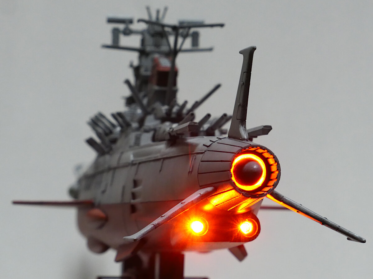 完成】宇宙戦艦ヤマト・旧キット・1/700 : 電飾模型工房