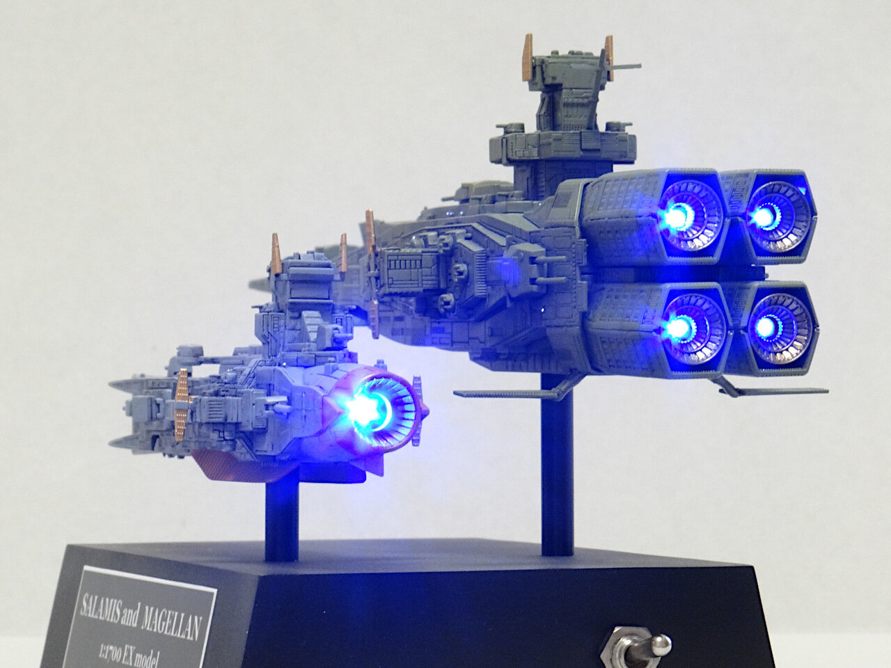 完成】EXモデル・サラミス&マゼラン : 電飾模型工房 完成】EXモデル・サラミス&マゼラン : 電飾模型工房