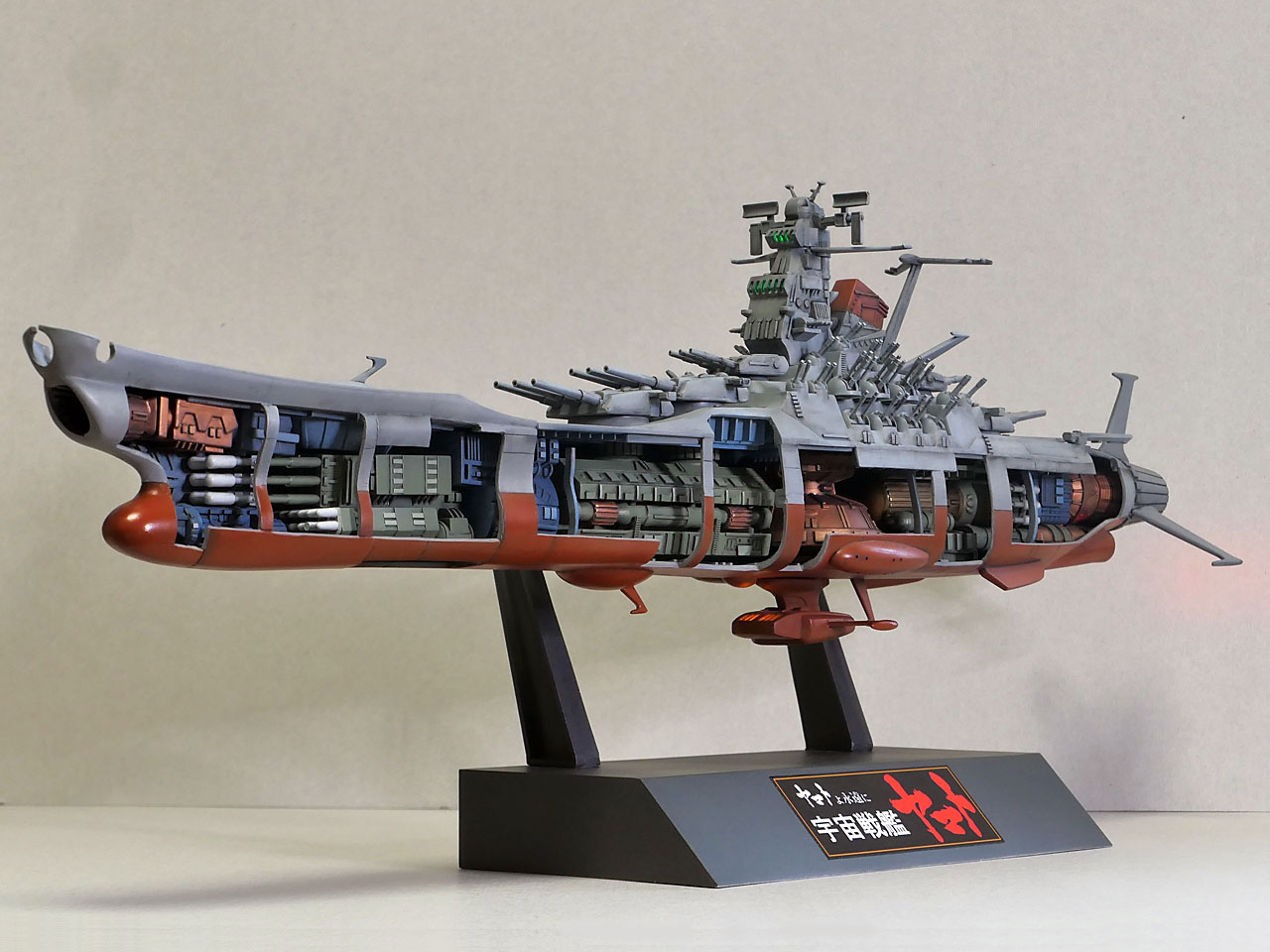 完成】メカニックモデル・宇宙戦艦ヤマト : 電飾模型工房 完成】メカニックモデル・宇宙戦艦ヤマト : 電飾模型工房
