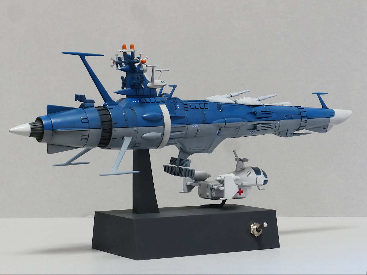 完成】パトロール艦・宇宙戦艦ヤマト : 電飾模型工房