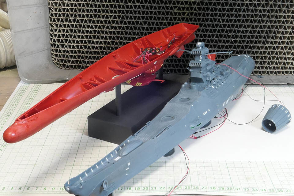1/500スケール 宇宙戦艦ヤマト 製作-6 : 電飾模型工房