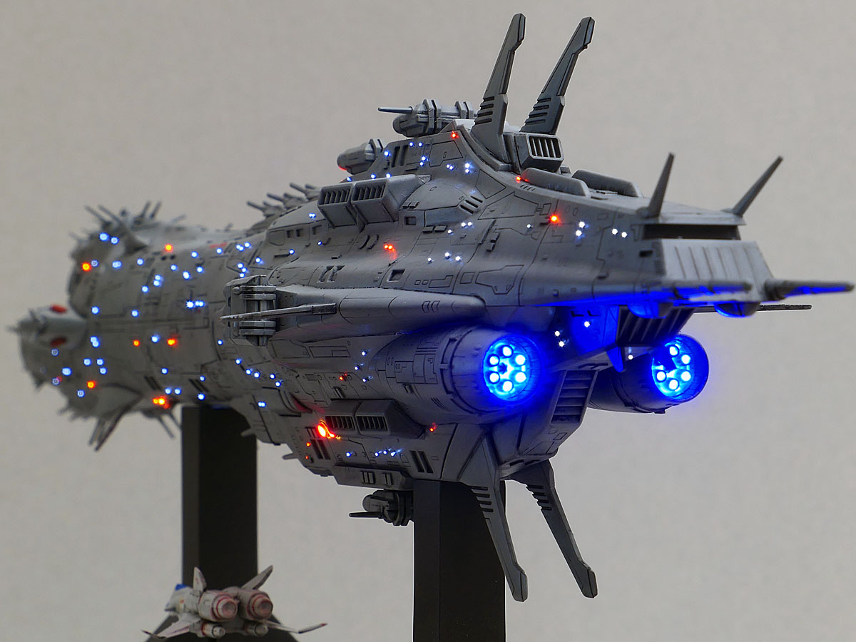 完成画像】クラッシャージョウ・コルドバ : 電飾模型工房 完成画像】クラッシャージョウ・コルドバ : 電飾模型工房